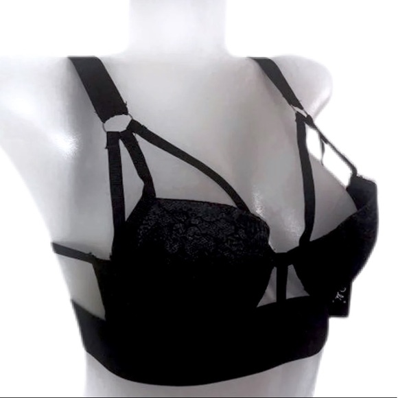 Nwt Strappy Bra 34B Lightly Padded - Picture 2 of 7